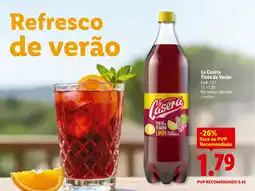Lidl La Casera Tinto de Verão promoção