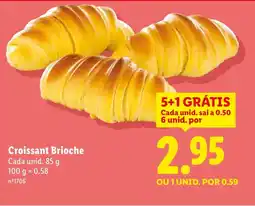 Lidl Croissant Brioche promoção