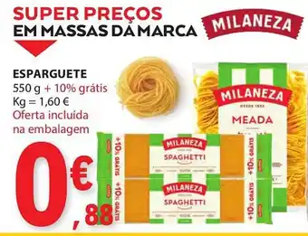 E.Leclerc Esparguete milaneza promoção