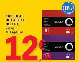 E.Leclerc Cápsulas de café xl delta q promoção