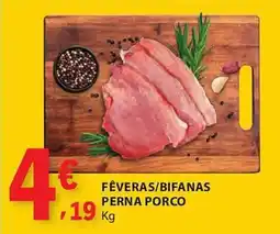E.Leclerc Fêveras/bifanas perna porco promoção