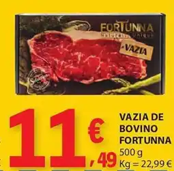 E.Leclerc Vazia de bovino fortunna promoção
