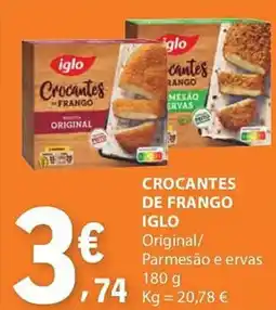 E.Leclerc Crocantes de frango iglo promoção
