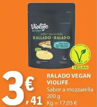 E.Leclerc Ralado vegan violife promoção
