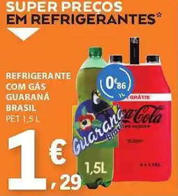 E.Leclerc Refrigerante com gás guaraná brasil pet promoção