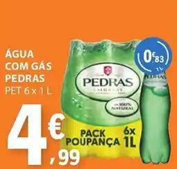 E.Leclerc Água com gás pedras promoção