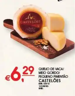 Meu Super Quejo de vaca/ meio gordo/ pequeno pimentão castelões promoção