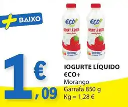 E.Leclerc Iogurte líquido €co+ promoção