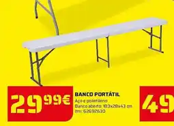 Bricomarché Banco portátil promoção