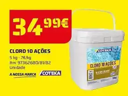 Bricomarché Cloro 10 ações promoção