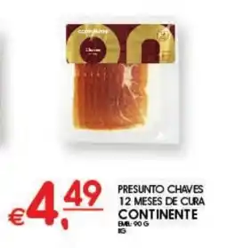 Meu Super Presunto chaves 12 meses de cura continente promoção