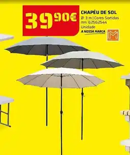 Bricomarché Chapéu de sol promoção