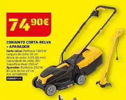 Bricomarché Conjunto corta-relva + aparador promoção