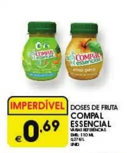 Meu Super Doses de fruta compal essencial promoção