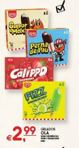 Meu Super Gelados olá promoção