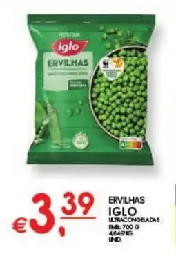 Meu Super Ervilhas iglo ultracongeladas promoção