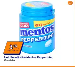 Action Pastilha elástica Mentos Peppermint promoção
