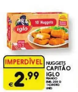 Meu Super Nuggets capitão iglo promoção