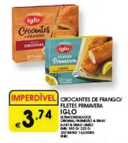 Meu Super Crocantes de frango/ filetes primavera iglo promoção