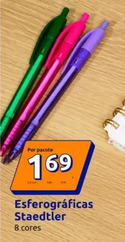Action Esferográficas Staedtler promoção