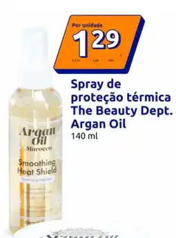 Action Spray de proteção térmica The Beauty Dept. Argan Oil promoção