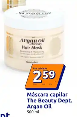 Action Máscara capilar The Beauty Dept. Argan Oil promoção