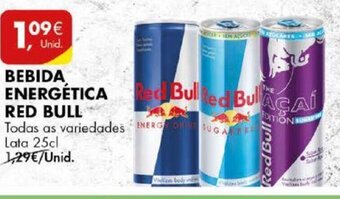 Pingo Doce Bebida Energética Red Bull 25cl promoção
