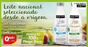Leite Seleccionado Maio Gordo/Magro 1lt