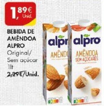 Pingo Doce Bebida de Amêndoa Alpro 1Lt promoção