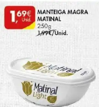 Pingo Doce Manteiga Magra Matinal Light 250g promoção