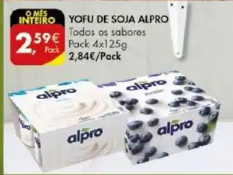Pingo Doce Yofu de Soda Alpro Pack 4x12g promoção