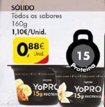 Pingo Doce YoPro Sólido 160g promoção