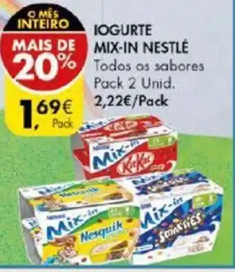 gurte Mix-In Nestlé Pack 2 Unid