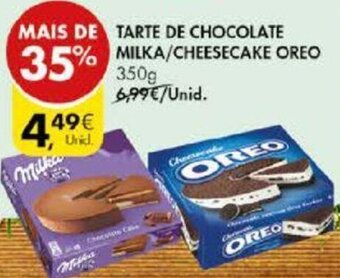 Tarte de Chocolate Milka/Cheesecake Oreo 350g