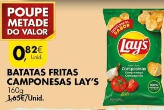 Pingo Doce Batatas Fritas Camponesas Lay's 160g promoção