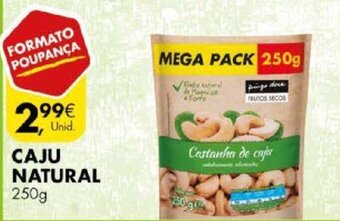 Pingo Doce Caju Natural 250g promoção