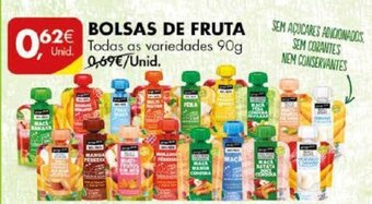 Pingo Doce Bolsas de Fruta 90g promoção