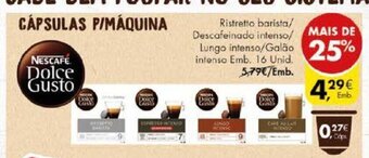 Pingo Doce Cápsulas P/Máquina 16 Unid promoção
