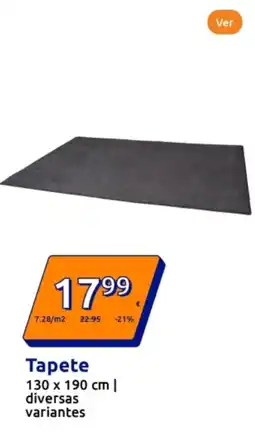 Action Tapete promoção