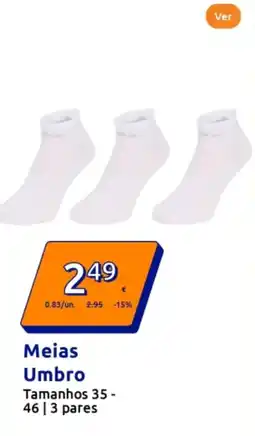 Action Meias Umbro promoção