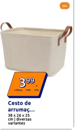 Action Cesto de arrumaç... promoção