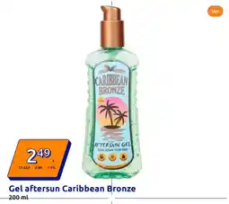 Action Gel aftersun Caribbean Bronze promoção