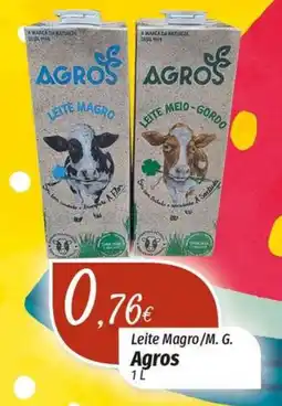 Miranda Supermercados Leite Magro/M. G. Agros promoção