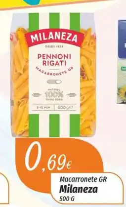 Miranda Supermercados Macarronete GR Milaneza promoção