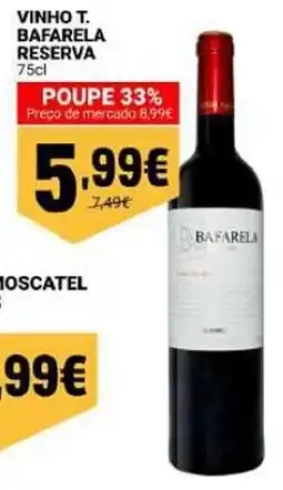 Neomáquina Vinho t. bafarela reserva promoção