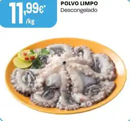 Intermarché Polvo limpo descongelado promoção