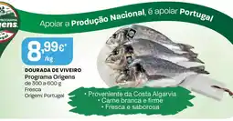 Intermarché Dourada de viveiro Programa Origens promoção