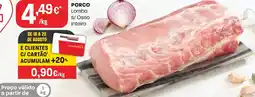 Intermarché PORCO Lombo s/ Osso Inteiro promoção