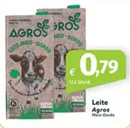 Roque Supermercados Leite Agros promoção