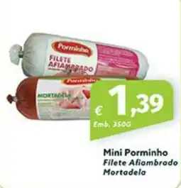 Roque Supermercados Mini Porminho Filete Afiambrado Mortadela promoção